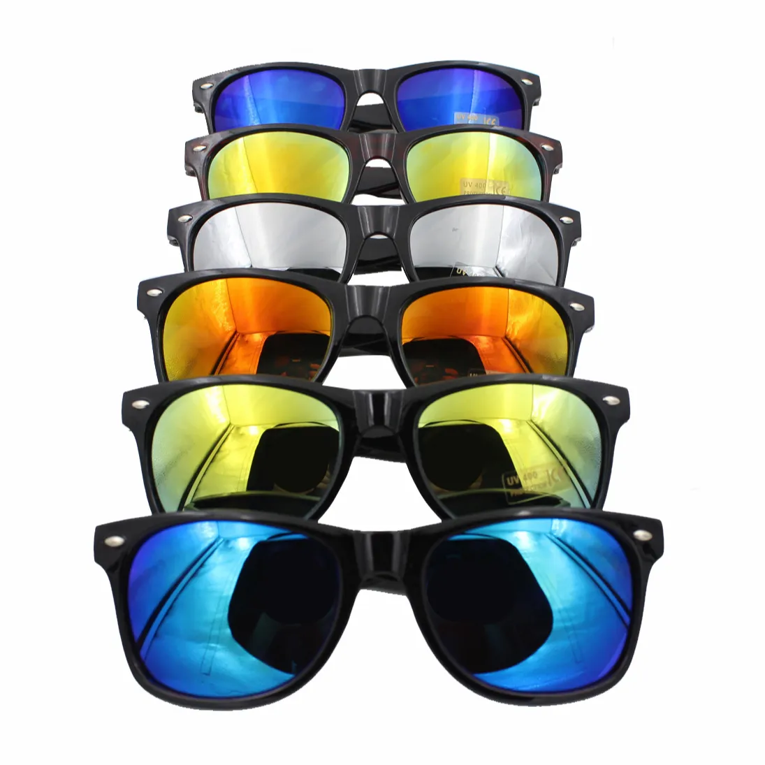 mirror shades black sunglasses