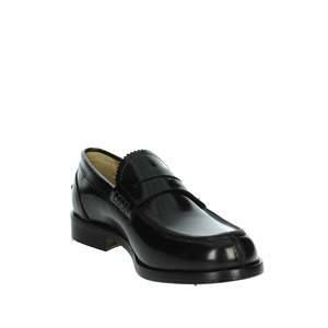 Mocasines de hombre Veni, negros, 1RS01, de cuero, sin cordones, formales. - Product Image 5