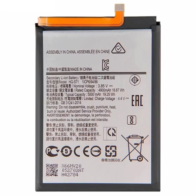 REAL CAP Replacement Battery HQ-S71 for Samsung SAM Galaxy M11 SM-M115 Cell Phone High Quality Rechargeable Digital Batteries