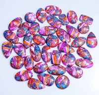 Forma de mezcla de piedras preciosas sueltas pulidas cabujón turquesa de ostra espinosa Natural de alta calidad AAA + para uso en joyería