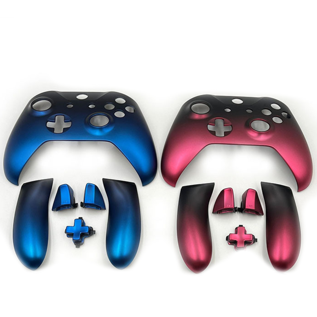 Replacement Top Shell Faceplate with RT LT Buttons Set for Xbox One Slim Controller Shell Grip Case Kit