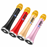Microphone sans fil portable d'extérieur, microfono inalambrico profesional, réduction du bruit, système de karaoké, haut-parleur