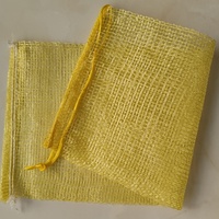 Sacs en filet pour fruits et légumes, logo personnalisé, sacs en maille PP recyclables en plastique pour l'emballage des oignons, des pommes de terre, des oranges, des citrons
