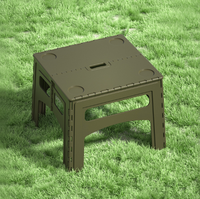 Table de camping ultralégère pour la maison et l'extérieur Table pliante en plastique portable pour pique-nique Table pliante d'extérieur avec poignée de transport