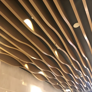 Tùy chỉnh thiết kế chống thấm nước chống cháy Acoustic cong nhôm vách ngăn Trần cho khách sạn Mall văn phòng - Product Image 5