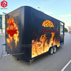 Nuovo camion di cibo per Pizza Mobile con loghi personalizzati completa configurazione della cucina e adesivo personalizzato opzioni di concessione rimorchio - Product Image 2