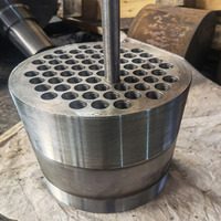 Échangeur de chaleur chimique en forme de U personnalisé 88M2 refroidisseur d'application industrielle à haut rendement certification ASME nouveau tube moteur/