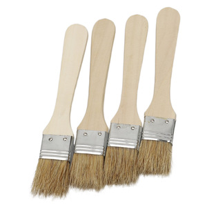 แปรงขนหมูด้ามไม้ 6 มม. แปรงทาสีบาร์บีคิวอเนกประสงค์ เครื่องมือทำความสะอาดฮาร์ดแวร์ - Product Image 4