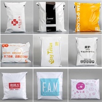 Impression de LOGO personnalisé, paquet d'expédition Express solide, enveloppe boutique en ligne, affranchissement en plastique, sacs de courrier auto-scellants