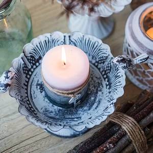 Đèn cầy bằng kim loại cổ điển, kiểu dáng đứng, trang trí bàn kiểu nhà nông thôn, làm thủ công, bền, trang nhã cho nhà cửa, thích hợp làm vật trang trí Giáng sinh - Product Image 4