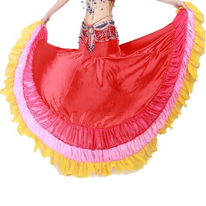 Multi-coloured Full Circle Long Skirt Swing <strong>Belly</strong> <strong>Dancer</strong> Dancing <strong>Costume</strong> Skirts Carnival <strong>Belly</strong> Dance <strong>Costume</strong> Long Skirt - Product Image 6