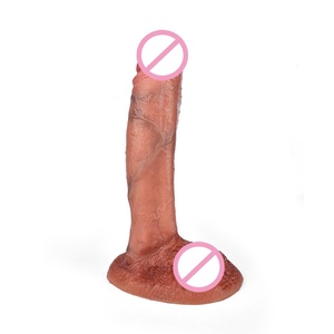 Hot Sell Make-up Artificial <b>Dildo</b> Adult Sex Toy Female Private Parts Masturbation Orgasm Sex Toy Silicone <b>Dildo</b> - Product Image 3