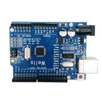 Placa de Desarrollo UNO-R3 de Alta Calidad, Chip CH340G+MEGA328P de 16Mhz para Placa Base UNO R3, Cable USB