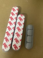 Clips de gestion de câbles en silicone adhésifs, organisateur de câbles de bureau, support de câbles de souris, de USB, 3, 5 ou 7 trous, pour organiser les câbles à la maison ou au bureau