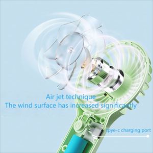 Ventilateur portable de bureau rechargeable par USB, batterie 400 mAh, 5 couleurs au choix - Product Image 3
