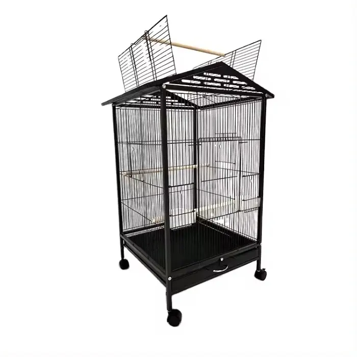 Manufacturer wholesale White luxury Villa nest bird birdhouse birdcage outside bird houses import bird cages