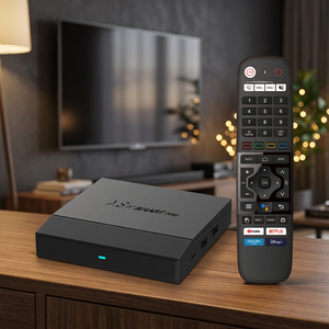 2024 Hot Sale XS97 SMART PRO Amlogic S905X4 Android 12 4K HDR for Streaming Box Compatible <b>Prime</b> Video - Product Image 1