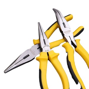 Heavy Duty Insulated <strong>Stanley</strong> Needle Nose <strong>Pliers</strong> Set for Electrical Work, Automotive Repair - Product Image 1