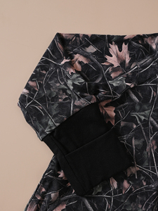 Onder de Zee Geprinte Baby Bamboe Pyjama's Zachte Gebreide Baby Romper met Lange Mouwen en Voetjes - Product Image 6
