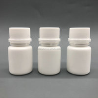 Conteneurs pharmaceutiques vides de médecine 20ml 30ml emballage en plastique blanc de bouteille de pilule de HDPE pour l'emballage de comprimés de capsule
