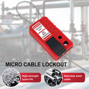 Serrure de câble en acier inoxydable micro BOZZYS de 1,5 mm pour conteneurs logistiques, transport maritime, identification et sécurité - Product Image 4