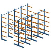 Peterack portaoggetti per auto industriale a singolo o doppio lato in lamiera resistente cremagliera Cantilever