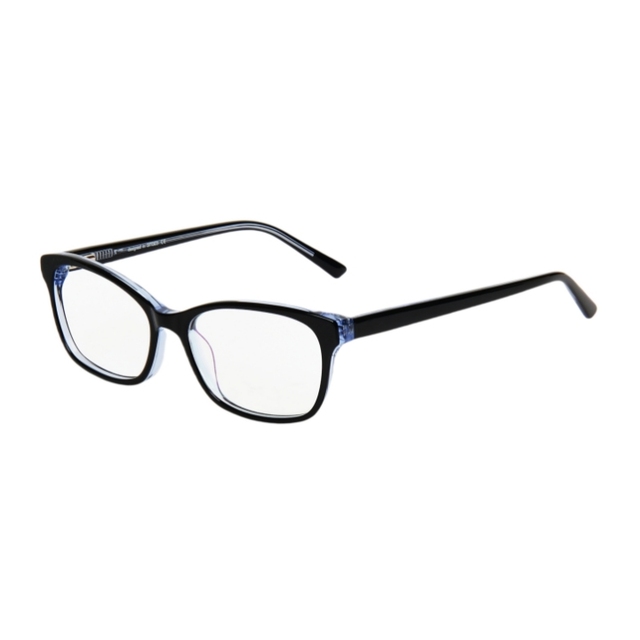 Square Color Blocked Acetate Optical Eyeglass Frame Fashionable Versatile Comfortable Wear Unisex RS2402 for Adults All Face