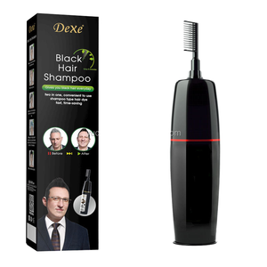 Shampooing de salon de coloration de cheveux noir permanent naturel avec laser ionique et peigne en plastique commun facile à utiliser et sans poux - Product Image 1