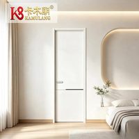 Porte intérieure moderne en bois composite massif, finition peinte, avec isolation phonique, pour chambre, hôtel, villa et appartement