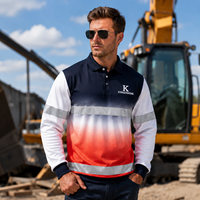 Sweat-shirt surdimensionné pour homme, uniformes de sublimation, polaire 360 g/m², col boutonné, sangles réfléchissantes, sweat à capuche de travail, pull à capuche