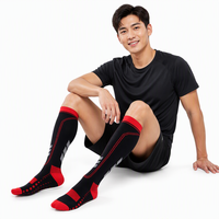 Chaussettes de compression sportives à compression graduée, antidérapantes, avec talon et orteils renforcés, soutien du mollet, pour la course et la récupération, unisexe, vente en gros