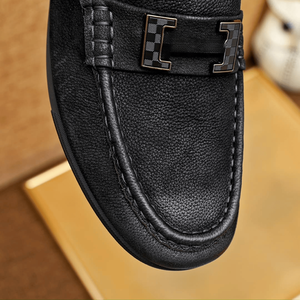 Zapatos Oxford con Parte Superior de Cuero Vacuno de Grano Completo, Suela de Goma, Entresuela de Goma Espumada/Látex, Forro de Cuero Vacuno/Tejido, Totalmente de Lujo - Product Image 5