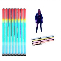 Tube LED Pixel RVB/RVBW 1m IP65 pour extérieur, à piles, DMX512, télécommande sans fil, idéal pour fêtes, mariages, DJ, discothèques, hôtels - Vente Flash