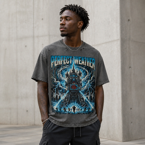 Camisetas Vintage con Lavado Ácido, Camisetas de Alta Calidad para Hombre, Camisetas Oversize con Estampado Gráfico, Ropa Urbana de Manga Corta, Fabricantes de Ropa al Por Mayor - Product Image 1
