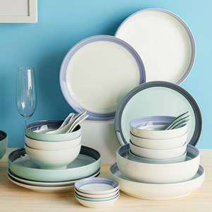 Modern Luxury European-Style Ceramic Tableware Hotel Restaurant Grade Disposable Sustainable Cutlery <b>Set</b> <b>for</b> Home Kitchenware - Product Image 5