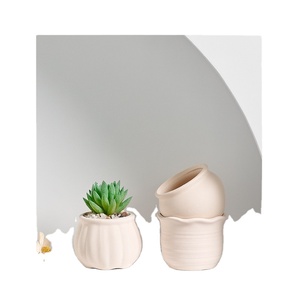 Poterie non émaillée Pot de fleur mignon <span class=keywords><strong>Mini</strong></span> Pots de <span class=keywords><strong>plantes</strong></span> <span class=keywords><strong>succulentes</strong></span> pour enfants enfants peinture bricolage - Product Image 6