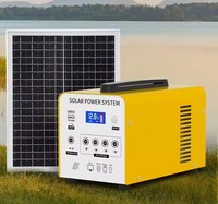 Generador de Energía Solar Portátil de 50w para Acampar al Aire Libre, Generador Solar con Bombillas, Gran Oferta