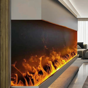 <span class=keywords><strong>Chimenea</strong></span> Eléctrica Moderna de Vapor de Agua 3D con Control Remoto, Construcción de Acero <span class=keywords><strong>para</strong></span> Uso en Villas y Apartamentos - Product Image 6