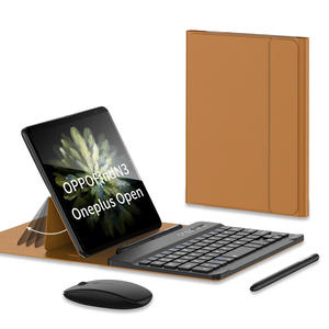 Funda Simple y Ligera para Teléfono Móvil Plegable Oppofondn3, Teclado Portátil, Protector de Cuero con Ranura para Lápiz - Product Image 6