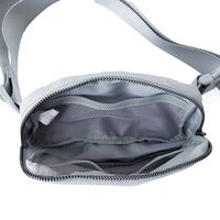 Sac banane unisexe imperméable en polyester, forme tonneau, avec fermeture éclair et sangle réglable, idéal pour l'entraînement, la course, les voyages et la randonnée