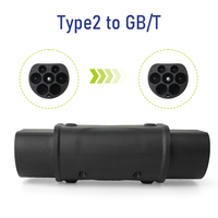 Adaptateur de charge EV Type 2 vers GB/T 32A, convertisseur 7 en 1, étanche IP54 pour voitures électriques chinoises, adaptateur de charge Type 2 vers GBT, certifié CE