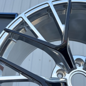 Jantes en aluminium forgées argentées à plusieurs branches, style Deep Concave Monobloc sur mesure pour BMW Mercedes Audi Volkswagen - Product Image 5