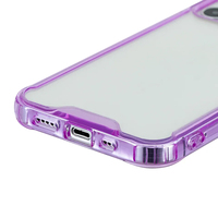 Coque arrière de téléphone rigide Transparent hybride 2 en 1 en acrylique souple pour iPhone 13 11 12 Pro Max X Xs