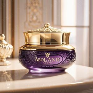 2025 thiết kế mới rỗng chai nước hoa với hộp <span class=keywords><strong>50ml</strong></span> trong suốt sang trọng chăm sóc da chai đặt thủy tinh tùy chỉnh Jar cosmet - Product Image 1