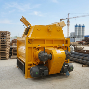 Mezcladora de Concreto Italiana de Doble Eje Horizontal JS1000 de Alta Calidad, 1000L de Descarga, 1 Año de Garantía, Componentes Centrales de Engranajes, ¡Gran Venta! - Product Image 3
