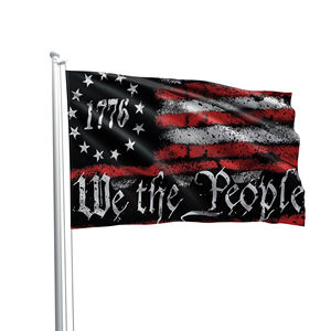 Poliéster personalizado 1776 Vintage Betsy Ross 13 estrellas La Constitución DE LOS Estados Unidos banderas 3x5 pies nosotros la bandera del pueblo - Product Image 1