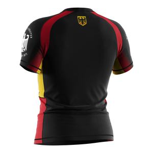 Camiseta de Compresión Rash Guard con Diseño de la Bandera de Alemania, Duradera, de Secado Rápido, 4 Agujas y 6 Hilos, para MMA No Gi BJJ - Product Image 2