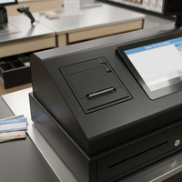 Imprimante thermique de tickets à montage sur panneau de kiosque avec port série, module d'impression thermique directe intégré, imprimante de reçus 58 mm à prix abordable