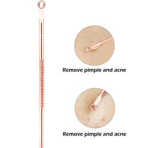 Toptan 4 adet/set komedon aleti sivilce Pin aracı siyah nokta akne kaldırma iğneler siyah noktalar gözenek temizleyici kiti - Product Image 2