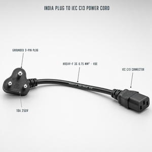 Cable de Alimentación C13 con Enchufe de 3 Pines para Monitor de PC de Escritorio - Product Image 3